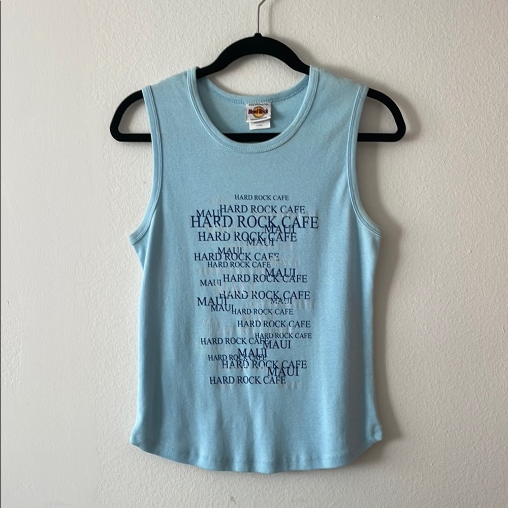 Hard Rock Cafe Women's Blue Tank Top